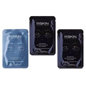 111Skin 2 Celestial Black Diamond Eye Mask  & 1 Cryo Depuffing Eye Mask 6 ml/ea